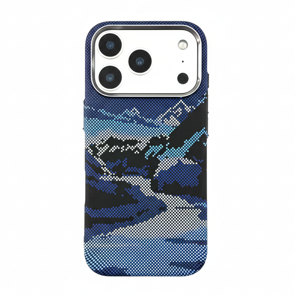 Mountain Pixelated Landscape Phone Case