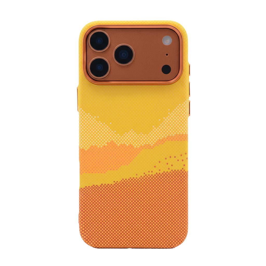 Sunset Gradient Pixel Phone Case
